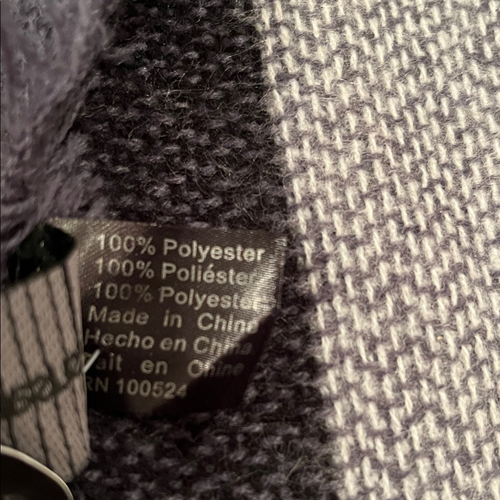 Joy Susan Scarf Wrap Shawl Cozy Throw-Gray, Red, Black and White - Picture 3 of 8